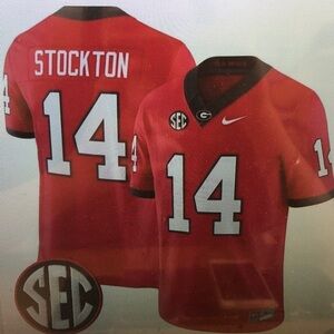 😳Gunner Stockton Red Stitched Jersey Vapor☺️